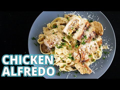 Fettuccine Alfredo w/Grilled Chicken Recipe (CDIC comedy cooking)