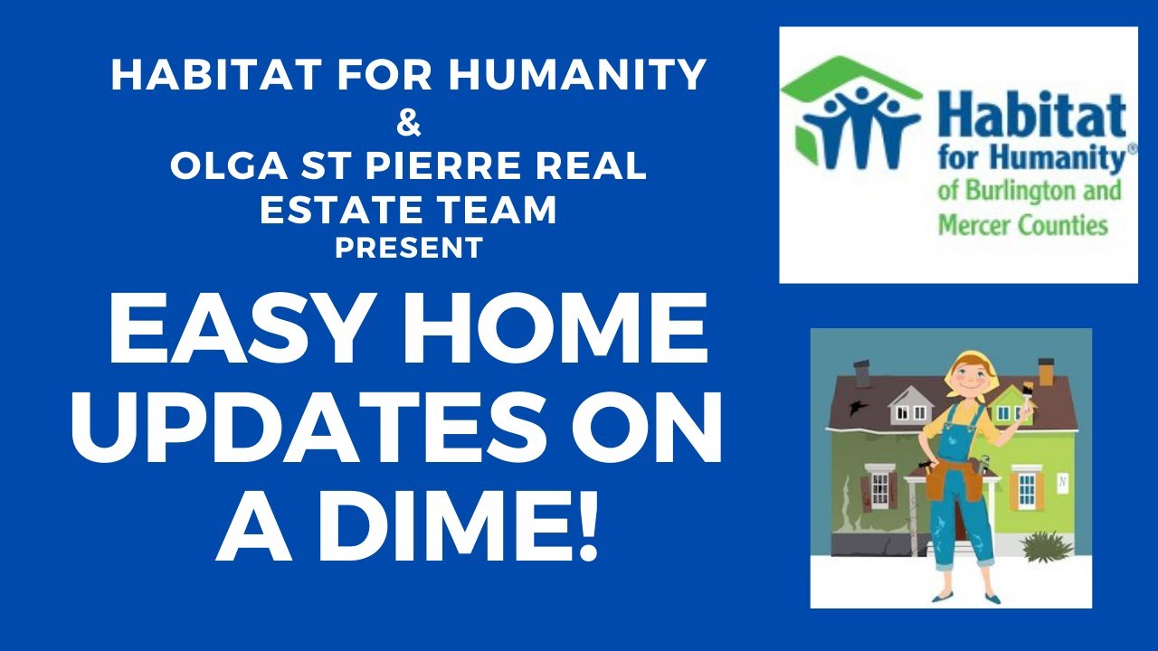 Easy home updates on a dime! With Habitat of Humanity, Burlington