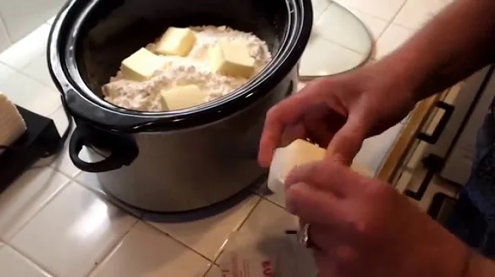 Jim's Slow Cooker Peach Cobler