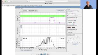 Simulations of scattering and tunneling + an interesting application