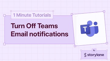 How to Turn Off Teams Email notifications | 1-Minute Tutorials