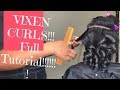 HOW TO: CURL WITH FLAT IRON ON NATURAL HAIR !!! 3b 4c “VIXEN CURLS”