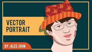 Vector Portrait In Adobe Illustrator CC