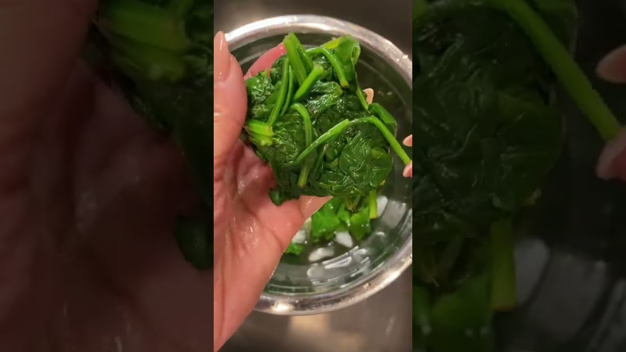 Korean Side Dish Series Part 10 Spinach Salad