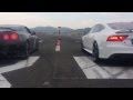 Nissan GTR 35 vs  Audi RS7 Tuning Grill Party 6