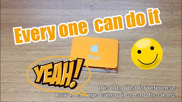 Change battery iPod Shuffle Gen 2