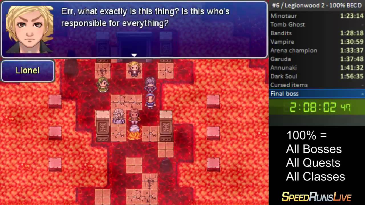 Legionwood 2 100% speedrun (Best Ending, Casual Difficulty) - 9 / 10