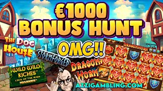 WOW! €1000 BONUS HUNT!!😎🎰