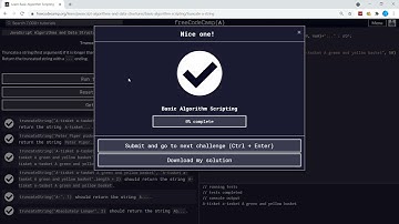 Basic Algorithm Scripting (8/16) | Truncate a String | freeCodeCamp