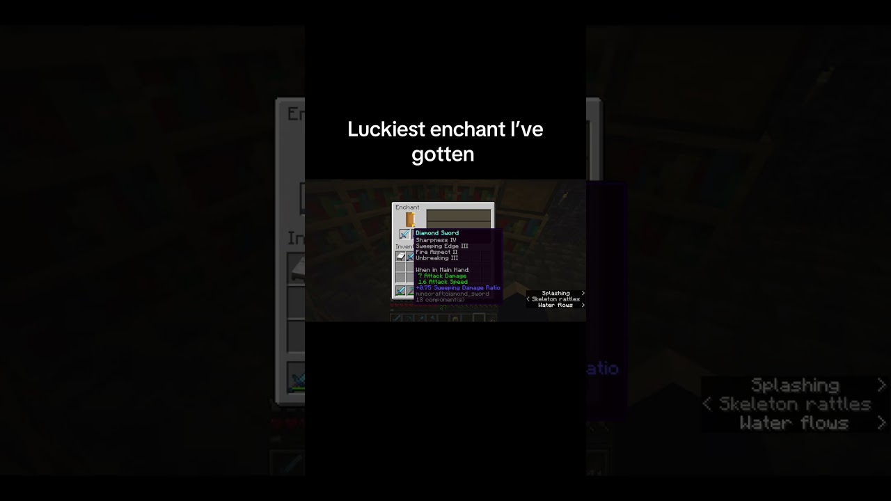 What’s the luckiest enchant you’ve gotten? 