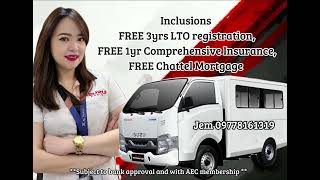 Isuzu TRAVIZ Utility Van PROMO || Jem