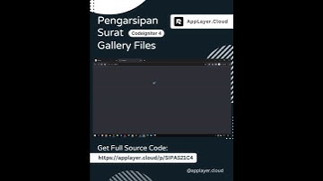 Gallery File - Sistem Informasi Pengarsipan Surat Codeigniter 4 & MySQL #shorts #shortvideo