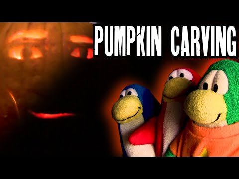 Carving Pumpkins (Penguin Vlogs #27)