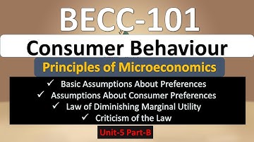 BECC 101 CONSUMER BEHAVIOUR (UNIT 4) PART-2