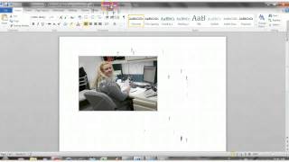 Using Picture Handles or the Size Dialog Box to Resize an Image (Word 2010)