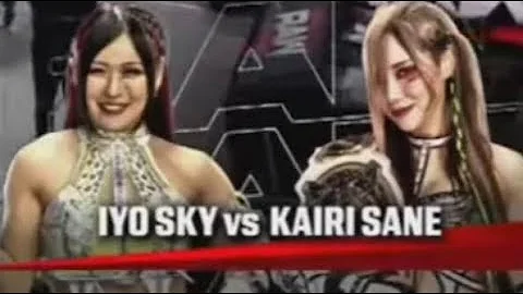 Iyo Sky vs Kairi Sane RAW 08/12/2025 (in English)