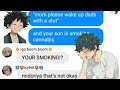 Mha texting lyric "prank" (Dollhouse by Melanie Martinez+READ DESC.)