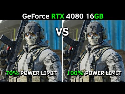 GeForce RTX 4080 Power Limit | 100% vs 70% | 320W vs 220W | Test in 12 Latest Games