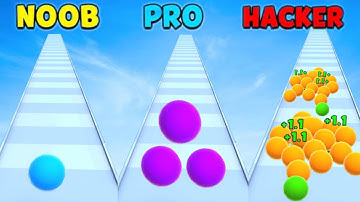 NOOB vs PRO vs HACKER In Bump Pop #bumppop#games #mrgames