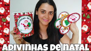 ADIVINHAS DE NATAL/ recurso pedagógico para trabalhar os símbolos natalinos