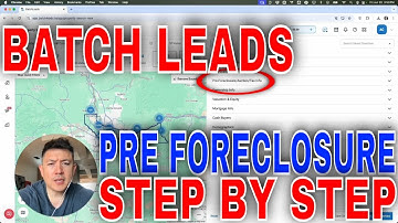 ✅  How To Pull Pre Foreclosure List In Batch Leads🔴