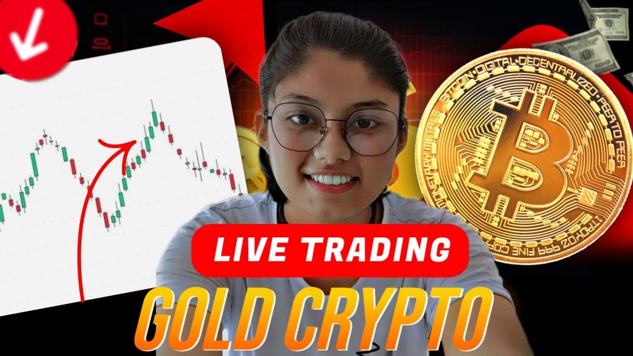 💰 Live Gold & Crypto Trading Today | Gujarati Live Analysis | Gold XAUUSD & Bitcoin Price Action