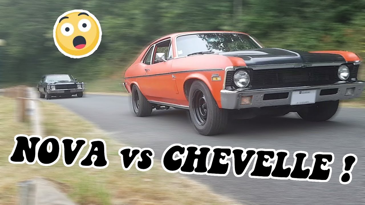 NOVA vs CHEVELLE! On vous fait écouter nos Muscle Cars! YouTube