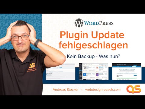 WordPress Plugin Update fehlgeschlagen - Kein Backup - was nun? | #WordPress