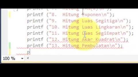 TMD02, Pemrograman C, Fungsi (Kalkulator Sederhana)