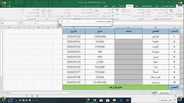 عمل قائمة منسدلة ديناميكية بالأكسل-Excel Data Validation
