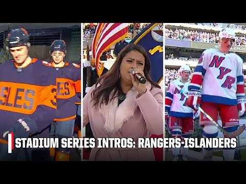 Rangers-Islanders Player Intros & National Anthem 