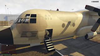 GTA 5 - Stealing a Titan from Fort Zancudo
