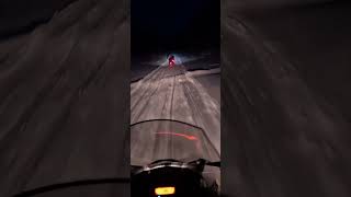 JRPD Snowmobile Trail at Night