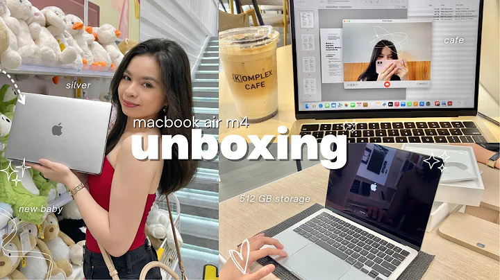 MacBook Air M4 Silver 💻 | Buying, Unboxing & Setup Soon ☁️ | Café Study ☕️ KKV, Sushi & Arcade Date