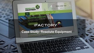 Case Study: Resolute Equipment Website by iFactory