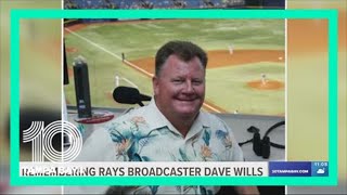 Rays, baseball fans mourn death of longtime broadcaster Dave Wills