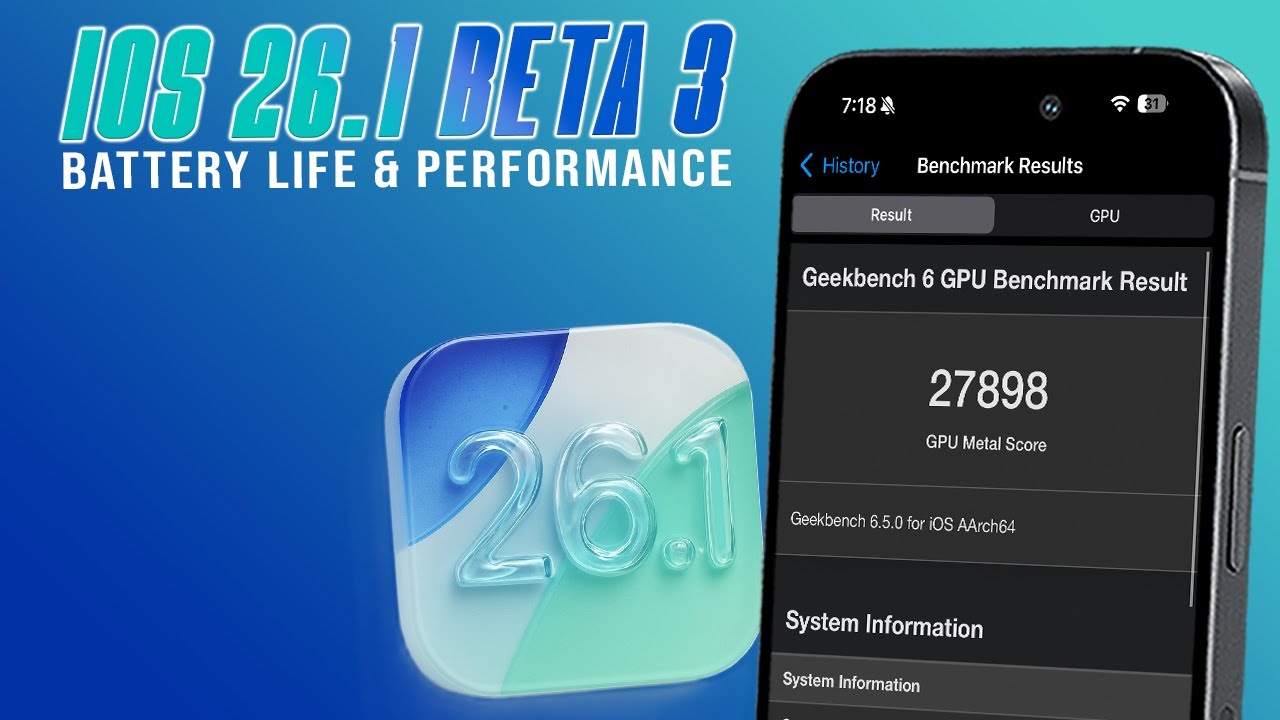 iOS 26.1 Beta 3 Battery Life, Performance (After 3 Days) - YouTube