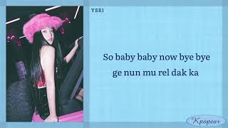 RED VELVET - BYE BYE (Easy Lyrics)