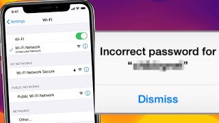 How To Fix Wifi Password Incorrect issue On iPhone iOS 14