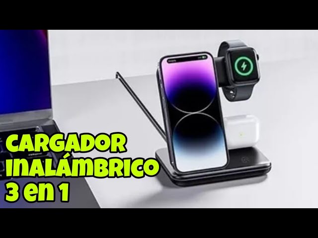 CARGADOR INALAMBRICO 3 EN 1 Y010 - Unboxing y Review 