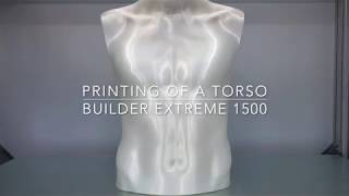 3D printing 1:1 scale customized mannequins - Builder Extreme 1500