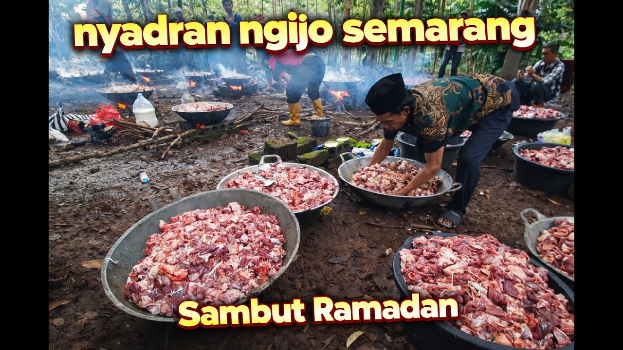 Tradisi Sadranan Ngijo Semarang, Kabut Pagi, Gulai 48 Kambing dan Doa Sambut Ramadan