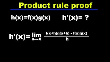 Product rule proof