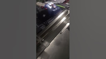 Biscuit cake bar long stick counting flow packaging machine testing video