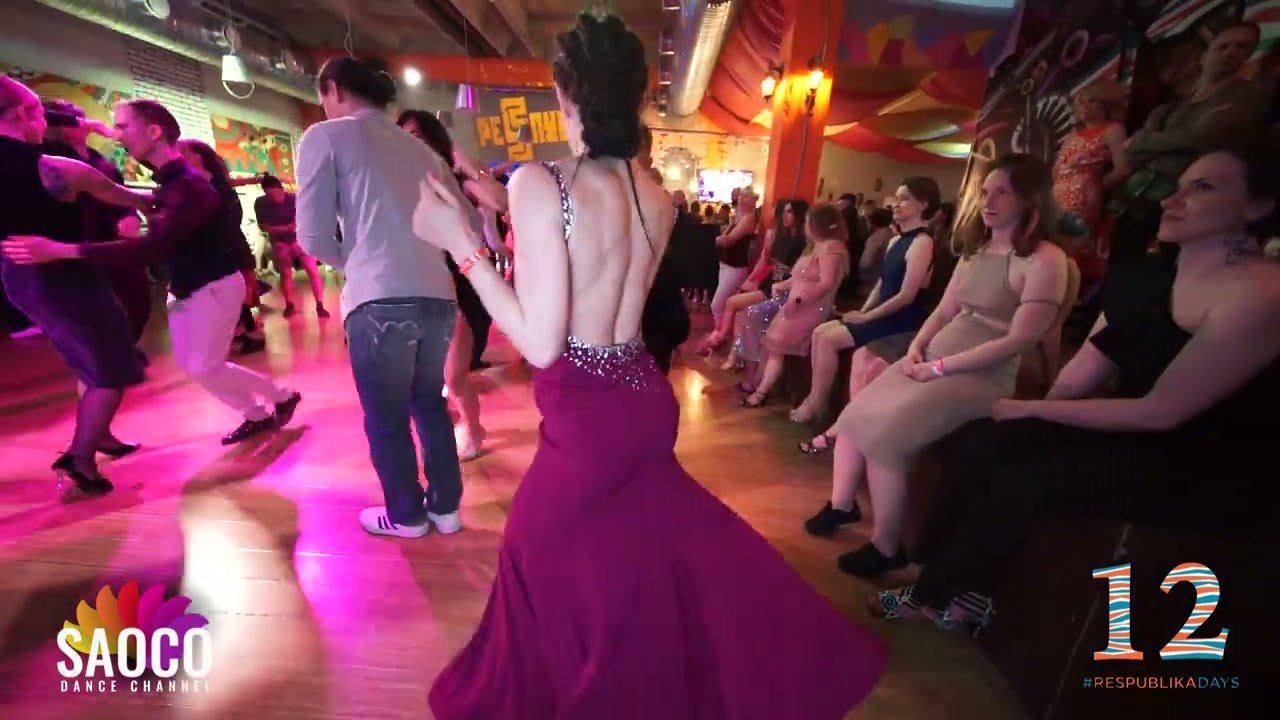 Sergey Vladimirovich and Olesya Petrova Salsa Dancing at Respublika Days XII, Wednesday 30.04.2022