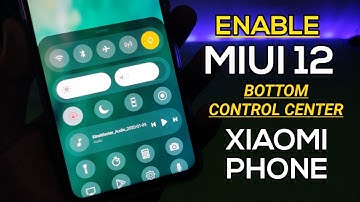 Enable MIUI 12 Bottom Control Center On Any Xiaomi Phone or Redmi note 8 pro