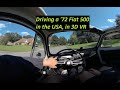 Classic Fiat 500 in USA, in 3D VR!