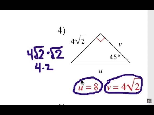Special Right Triangles: 45-45-90 Shortcuts - YouTube special-right-triangles-45-45-90-shortcuts-youtube