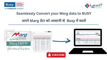 Seamlessly Convert your Marg data to BUSY |  Marg 2 BUSY  BUSY