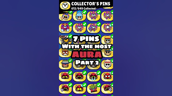 7 Pins That Have The Most AURA (Part 2)! #brawlstars